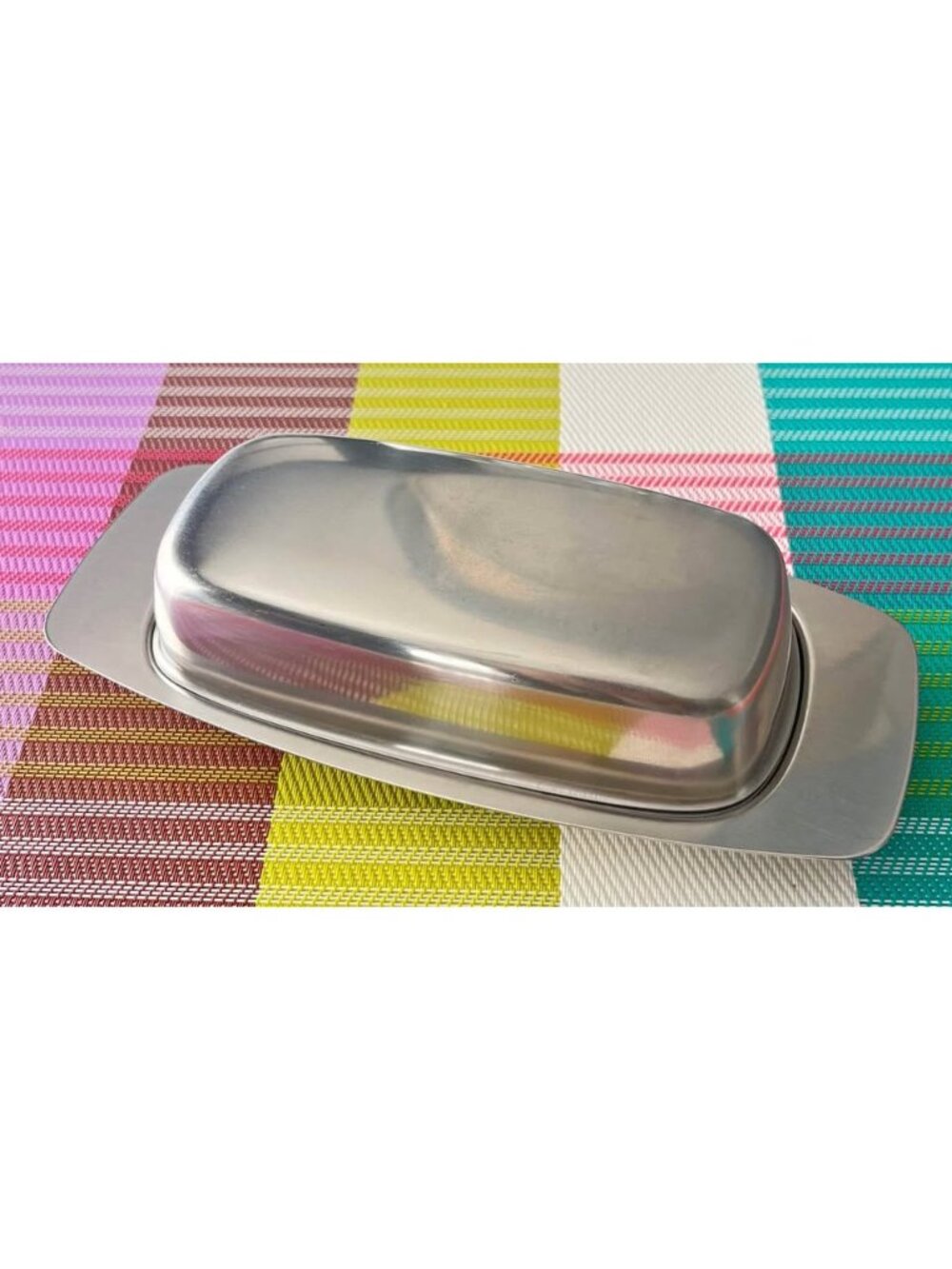 Vintage Selandia stainless steel butter dish-Denmark